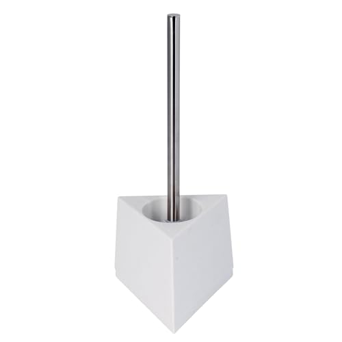 MSV Polyresin Suez Toilet Brush, White