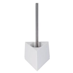 MSV Polyresin Suez Toilet Brush, White