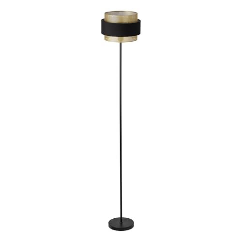 OSRAM Decor Hornet Floor lamp E27 Black Gold 300mm, Floor lamp, Metal, Textile for Living Room Lighting