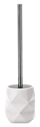 Kleine Wolke KW8430100856 Toilet Brushes & Holder, Polyresin, White, Ambient