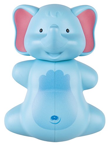 infinite by GEDA LABELS Fun Animal Toothbrush Holder Elephant ??? ABS and PVC, Blue, 7.5 x 5.5 cm