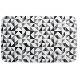 MSV Microfibre Bath Mat 45 x 75 cm Calula Grey, 75 x 45 cm