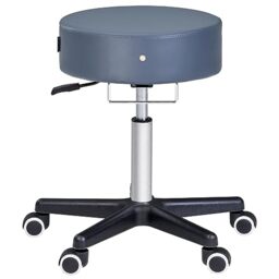 Master Massage Round Swivel Stool, Ergononic Adjustable Roll Hydraulic Dental, Barber, Ofiice Chair in Royal Blue