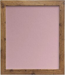 "FRAMES BY POST 25mm wide H7 Rustic Oak Picture Photo Frame with Pink Backing Board 7""x5"""