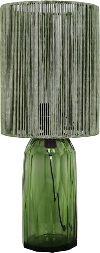 KARE Design Table Lamp Vecchio, Green, Metal, Coloured Glass, Bedside Lamp, Elegant Lighting, Room Decor, Bedroom, Living Room, Bulb Not Included, 42 x 18 x 18 cm (H/W/D)