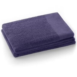 AmeliaHome 50x100 cm Towel 100% Cotton Absorbent Violet Purple Amari