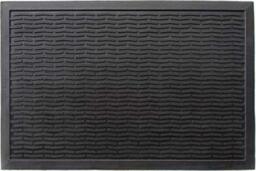 ID Mat 4060 Picots Grat' Black Rubber Doormat 60 x 40 x 0.6cm