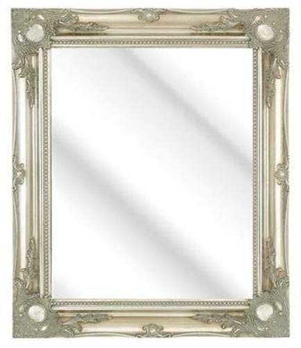 Large Silver Antique Ornate Design Big Wall Mirror New 3Ft6 X 2Ft6 106cm X 76cm