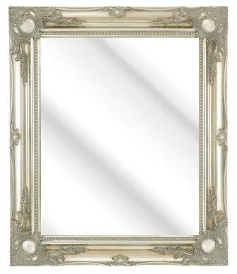 Large Silver Antique Ornate Design Big Wall Mirror New 3Ft6 X 2Ft6 106cm X 76cm