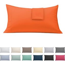 ECOMMERC3 Pillowcase Bed 135 cotton-polyester - Orange