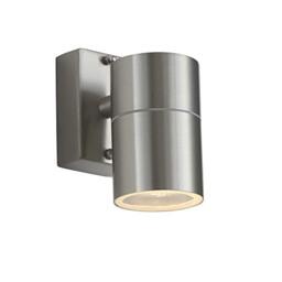 Fern Modern Stainless Steel Outdoor Garden Weatherproof Wall Down Light IP44 Rated