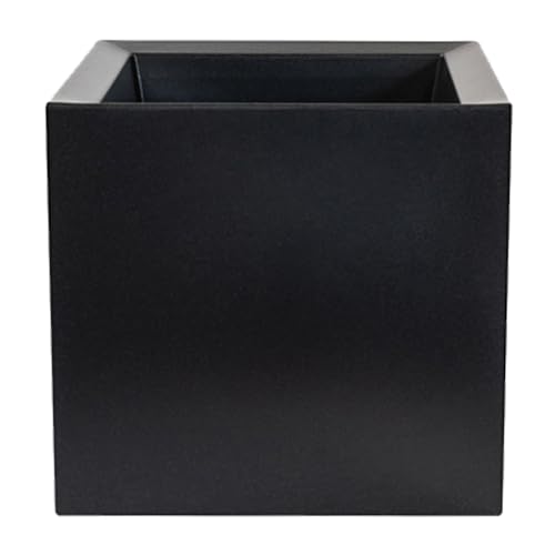 WELL HOME MOBILIARIO & DECORACI??N Planter model dan-i cube 130L anthracite, Linear polyethylene