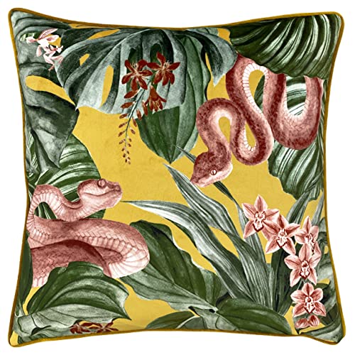 furn. Medinilla Cushion Cover, Polyester, Mustard