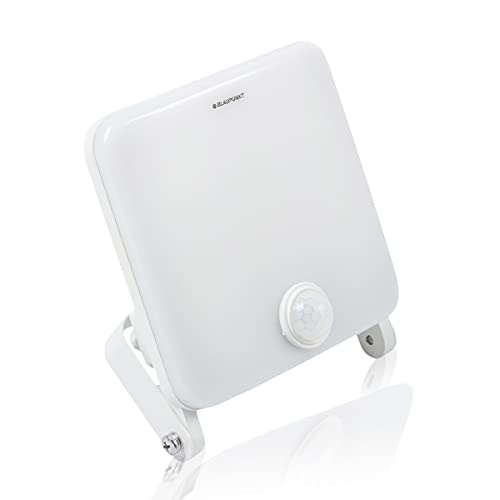 BLAUPUNKT LED Floodlight – Outdoor Security Light – Motion Sensor – Twilight Dusk Sensor – Flood Beam Flood Light – Water Resistance IP65 – 30W – Remote Control – 2400 Lumens – Natural White 4000K