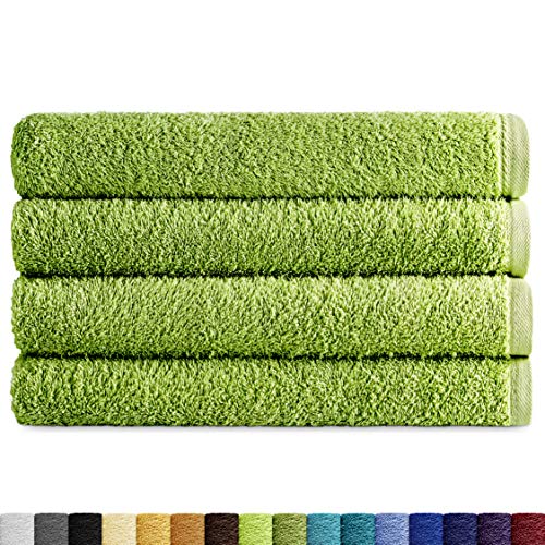 Eiffel Textile Terry Towel Packs 400 g, 100% Egyptian Cotton, Sheet, Shower 70 x 140 cm, 4