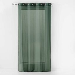 Douceur d'Interieur 140 x 280 cm Eyelet Curtains, Green