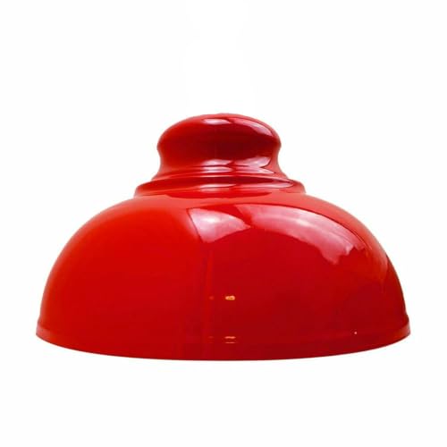LEDSone Industrial Vintage Retro Curvy Red Dome Shaped Metal Pendant Ceiling Lamp Shade