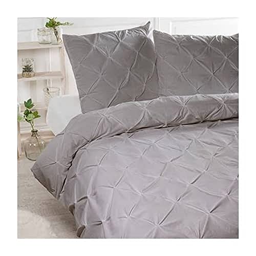 Papillon Ottowa Duvet Covers Taupe, Cotton, 140 x 200/220 cm
