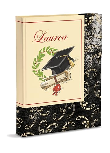 Graduation Photo Album, 23 x 30 cm, 60 White Pages, Thick and Durable Cardboard Pages Intervaled with Pergamino