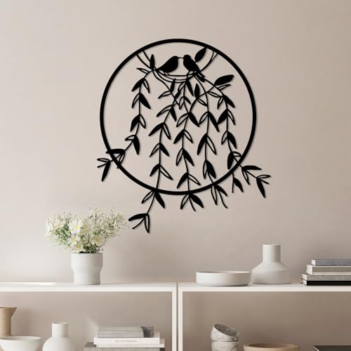 Stylish Decorative Metal Wall Accessory, 56 x 56 cm, 100% Metal (1.5 mm Thick), Durable & Elegant Design for Home Decor, Lightweight at 1.4 kg