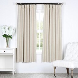 HPD Half Price Drapes BOCH-PL4201-63 Bellino Blackout Room Darkening Curtain (1 Panel), 50 X 63, Oat Cream