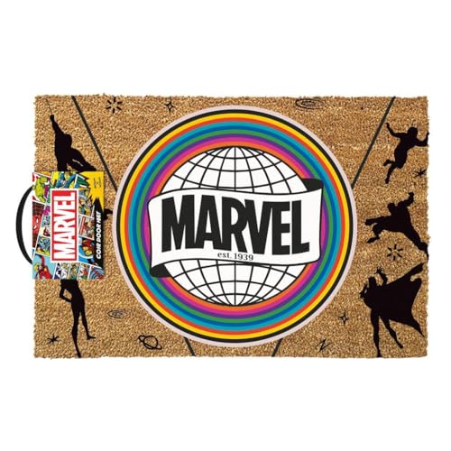Marvel Door Mat, (Energized Design) Outside and Inside Door Mat 40cm x 60cm, Gifts for Men Gifts for Women - Official Merchandise