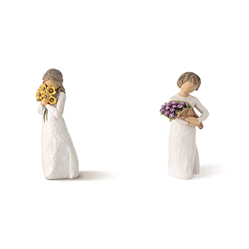 Willow Tree Warm Embrace Figurine, 5H & Surprise Figurine, Multicolor