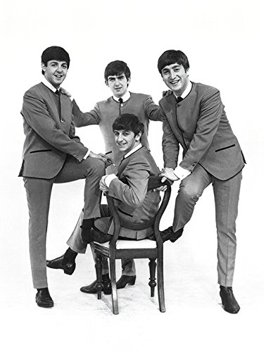 "Pyramid International ""The Beatles Chair Canvas Print, Multi-Colour, 30 x 40 x 1.3 cm"