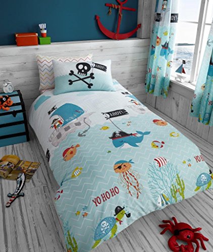 Gaveno Cavailia Easycare Kids Rotary Bed Set with Duvet Cover and Pillow Case, [ Under the Sea - Single ]