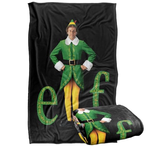 LOGOVISION Elf Big Logo Silky Touch Super Soft Throw Blanket 91 x 147 Cm