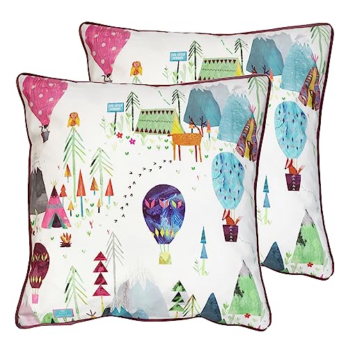 Prestigious Textiles Away We Go Kids Feather Filled Cushion - Twin Pack