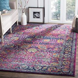 SAFAVIEH Traditional Rug for Living Room, Dining Room, Bedroom - Granada Collection, Short Pile, in Fuchsia and Multi, 240 x 300 cm