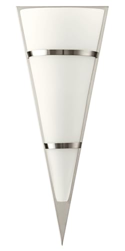 EGLO Wall Lamp Pascal 1, Indoor wall light, Steel in Matte Nickel