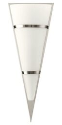 EGLO Wall Lamp Pascal 1, Indoor wall light, Steel in Matte Nickel