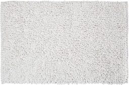 Sealskin Twist Bath Mat, Microfibre, White, 60 x 3 x 90 cm
