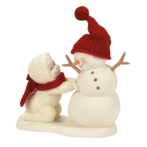 Department 56 Snowbabies Christmas Jubilee Tickle Me Snowman Figurine, 4.25 Inch, Multicolor