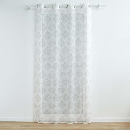 Douceur d'Intérieur, Levita Net Curtain with Eyelets (140 x 240 cm) White