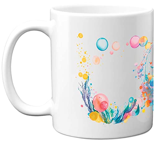 Stuff4 Cute Mug, Dolphin Mum Christmas