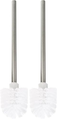 Croydex Toilet Brush, Stainless Steel, One Size (Pack of 2)