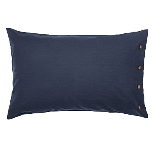 William Morris Linen Cotton Blue Pillowcase/s Standard - Single 50 x 75cm (1)