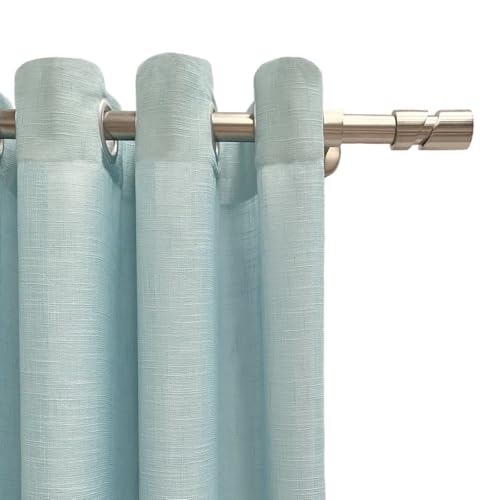 Alexandra House Living Curtain Rustik Turquoise 200 x 270 x 1 cm Translucent