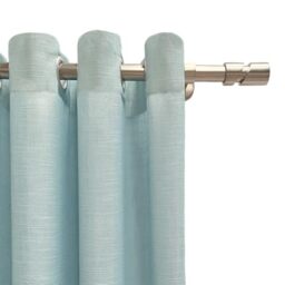 Alexandra House Living Curtain Rustik Turquoise 200 x 270 x 1 cm Translucent