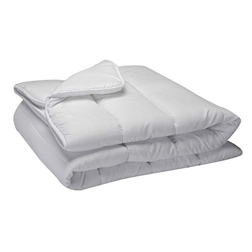 pikolin Home rf06i20pk135bia Nordic Filling/Fibre Duvet Anti Dust Mite, Autumn, 300 gr/m², 80, Cotton, White, Single Bed,135 x 200 cm