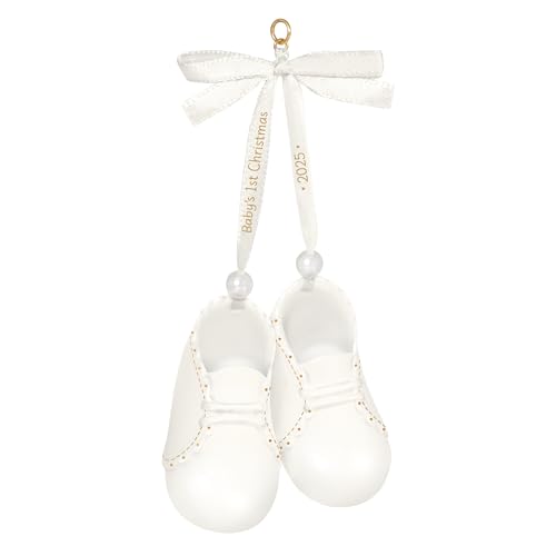 Hallmark Keepsake Christmas Ornament 2025, Baby's 1st Christmas Baby Booties 2025, Porcelain, New Baby Gifts