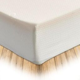 Starlight Beds 15cm Shorty Memory Foam Mattress with 5” Firm Foam Base and 1” Memory Foam. Medium-Firm All Foam Mattress with White Removeable Cover (ZC51) (2ft6 x 5ft9, 75cm x 175cm)