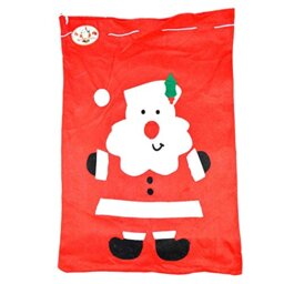 Giant 100x60cm Felt Santa Sack Red Sack Stocking Xmas GiftS Presents Bag Christmas Accessory Decorations