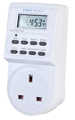 PRO ELEC PEL00411 24 Hour Plug-In Digital Timer