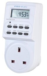 PRO ELEC PEL00411 24 Hour Plug-In Digital Timer