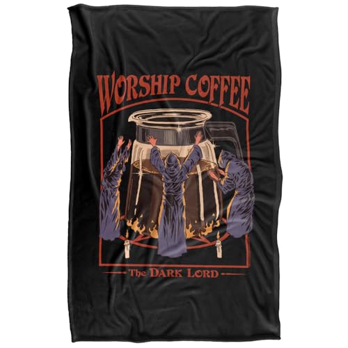 Steven Rhodes Worship Coffee Silky Touch Super Soft Throw Blanket 91 X 147 Cm