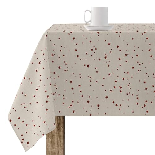 BELUM - Christmas Tablecloth - Stain-Resistant Rectangular Table Cloth - Resin Tablecloth (Laminated Touch) - Table Cloth - Home Table Cloth (200 x 140 cm)